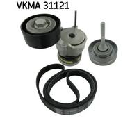 Kit de correa trapezoidal acanalada VKMA 31121 SKF para SEAT SKODA VW