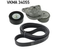 Kit de correa trapezoidal acanalada VKMA 34055 SKF para FORD MONDEO II COUGAR