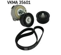 SKF Juego de correas auxiliares servicios para VAUXHALL: Astra, Vectra, Signum & OPEL: Vectra, Signum, Astra (Ref: VKMA 35601)