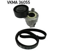 Kit de correa trapezoidal acanalada VKMA 36055 SKF para RENAULT NISSAN DACIA