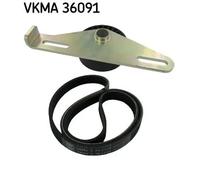Kit de correa trapezoidal acanalada VKMA 36091 SKF para RENAULT DACIA NISSAN