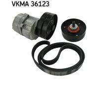 SKF VKMA 36123 Juego de correas trapeciales poli V
