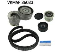 SKF Juego de correas auxiliares servicios para NISSAN: Interstar & RENAULT: Master, Laguna, Trafic & VAUXHALL: Vivaro (Ref: VKMAF 36033)