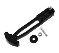 Kit de correas telescópicas para escaleras compatible con hebillas de fijación Yacht Clamp, de goma negra.