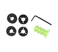 Kit de corrección de pedales profesional para pedales, piezas para jugadores de carreras de juegos de carreras, juego de cambio realista de pedal de bloque de amortiguación