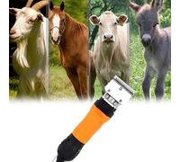 Kit de cortapelos profesional para tijeras de caballos, cortapelos eléctrico de 690 W con cable de 5 m para perros grandes y medianos, caballos, camellos, animales, naranja