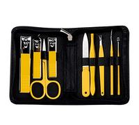 Kit de cortaúñas Kit Clipper Kit de manicura Conjunto de manicura Cortador de uñas con cremallera Caja de viaje Caja de uñas de acero inoxidable Cojillas for adultos Tijeras de uñas for niños Portátil