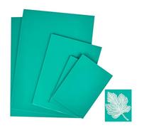 Kit de corte de placas de impresión Lino, 5 piezas de hojas de Lino A4, A5, A6, superficie de linóleo, juego de linóleo de goma, bloque de linóleo suave para grabado, sellos y manualidades