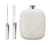 Kit de corte de uñas - Herramienta de cuidado de uñas 4 en 1 de acero inoxidable - Cortaúñas para hombres con | para viajes, hombres, papá, marido, ancianos, lugar de trabajo, casa manicura