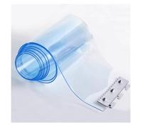 Kit de cortina de puerta comercial de plástico de 0,06'' de espesor, aislamientoimpermeable de PVC para entrada a almacenes residenciales y cámaras frigoríficas, 19,7 x 200 cm, fácil acceso.