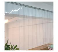 Kit de cortina de PVC para puerta de cámara frigorífica, cortina de plástico trara congelador, tira de vinilo para puertas de garaje, almacén comercial (120 x 300 cm/47,24 x 118,11 pulgadas)