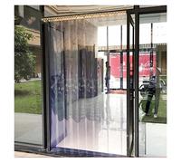 Kit de Cortina de Tiras de PVC Resistente para congeladores, garajes, supermercados y fábricas. Tiras de Vinilo Resistentes a la Intemperie de 2,1 mm de Grosor y Resistentes a Altas temperat