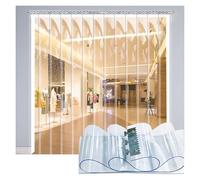 Kit de cortina de vinilo de PVC resistente para refrigeración industrial, almacenes de almacenamiento en frío, carnicerías y zonas de congelación, aislamiento y solución
