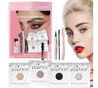Kit de cosméticos para mujeres, kit de maquillaje portátil - Juego de maquillaje a prueba de manchas para mujeres,Cosméticos de larga duración para principiantes para todos los tonos de piel