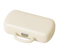 Kit de Costura a Mano Portátil 21 Piezas con Estuche - Juego Completo de Aguja e Hilo para Adultos Reparaciones Básicas Emergencias, Blanco