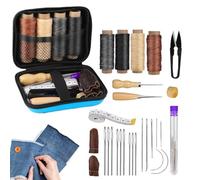 Kit de Costura para - Agujas de Coser a Mano para Trabajar el,Accesorios Resistentes de Reparación y Mantenimiento de Tapicería para Muebles y Sofás