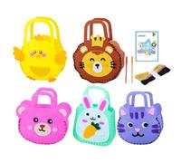 Kit de Costura para Bolso - Suministros Educativos para Manualidades | Crea Tu Propio Bolso de Tela,Para Principiantes Amantes Manualidades DIY Cumpleaños Proyecto Escolar Favor Fiesta Campamento