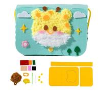 Kit De Costura Para Niños - Animales Dibujos Animales De Bambo A Mano | Aprende A Coser Juguetes, Crea Tus Productos, Kit Para Principiantes Bordado En Casa Y En La Escuela