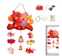 Kit de Costura para Niños de Caballos - Set de Manualidades Educativo de Fieltro con Aguja de Seguridad | Juego DIY para Desarrollar la Motricidad Fina | Regalo Creativo paraa Cumpleaños-y- Inf