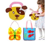 Kit de costura para principiantes, kit de bolsa de costura para niños, Cose tus monederos bolso bolso artesanal, Aprende a coser tu propio bolso Kit de costura hecho a mano Primer kit de bolso artesan