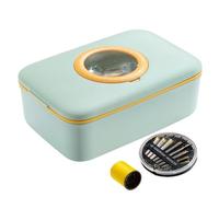 Kit de Costura Pequeño Tamaño Viaje,Juego de Hilos con Lupa para Costura - Estuche de Manual Portátil,para Viajes de Negocios al Aire Libre Día a Día Vacaciones