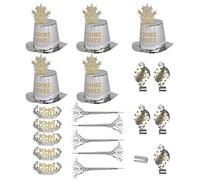 W WIDMANN Kit de cotillón plateado