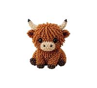Kit de creación de perlas de animales DIY Artesanía Artística para niños adultos Proyecto lúdico educativo para realizar yo mismo (C, 6 cm)
