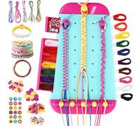 Kit de Creación de Pulseras de la Amistad, Trenzadas Kit para Hacer Pulseras Niñas, Set Fabricación de Pulsera de Amistad, DIY ManualidAdes Kits Juguetes, Cumpleaños para Niñas 6 7 8 9 10 11 12 Años