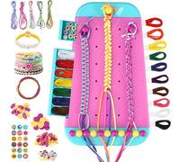 Kit de Creación de Pulseras de la Amistad, Trenzadas Kit para Hacer Pulseras Niñas, Set Fabricación de Pulsera de Amistad, DIY ManualidAdes Kits Juguetes, Cumpleaños para Niñas 6 7 8 9 10 11 12 Años