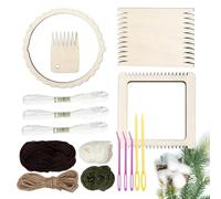 Kit de Creación para Adultos - Equipo de Bordado de Madera Principiantes Actividades Creativas | Máquina para Tejer a Mano para Tejer,Para Niñas Niños Hacer Ropa Sombreros Bufandas