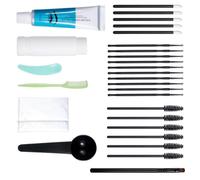Kit de Crema para Cejas Resistente al Agua para Mujer, Plástico | Ligero y Portátil, Fija la Forma Ceja, Estilo Limpio y Bonito, Adecuado para Obsequio