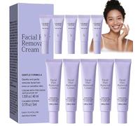 Kit de crema para eliminar el vello facial, 40 ml + suero calmante de 5 ml, fórmula suave para pieles sensibles, depiladora rápida e indolora para labios superiores, barbilla, patillas, todos los