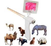 Kit de cría veterinaria con cámara giratoria de 360° y herramienta de pistola de IA para gestión reproductiva de ovejas y cabras