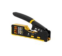 Kit de Crimpadora RJ45, Herramienta de Crimpado Cat6 de Paso para Conectores Cat5, Cat5e, Cat6 8P8C, Crimpadora Ethernet Todo en .