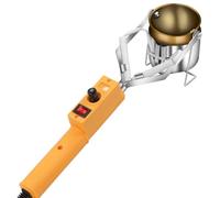Kit de Crisol de Plomo, Crisol Eléctrico, Horno de Fusión de Metal Portátil con Interruptor Independiente, Temperatura Ajustable Fredación en 3-8 Minutos Para Moldes de Peso de Pesca 380W