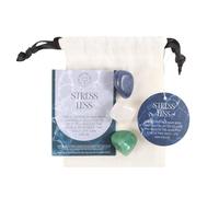 Kit de cristales calmantes para aliviar la ansiedad, juego de piedras de serenidad, colección de piedras de tranquilidad, paquete de cristales de relajación con cristales de energía relajantes