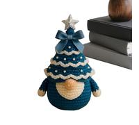 Kit De Crochet Navideño Para Principiantes, Kit De Tejer Árbol Navidad, Juego de Manualidades Tejidas para Decoradores del Hogar Práctica de Mindfulness en Fiestas Favores de Principiantes para