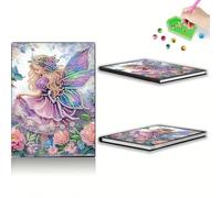 Kit de cuaderno de pintura de diamante con forma especial de mandala loto