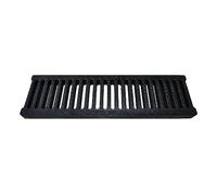 Kit de cubierta de drenaje negra personalizable para patio, entrada, cocina, placa de rejilla duradera con agujeros de drenaje para gestión del agua de lluvia, evita obstrucciones y mejora la
