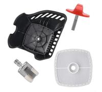 Kit de cubierta de filtro de aire, 90116Y repuesto para recortadora Echo SRM-225 GT-225 PAS-225 V299000250 con filtro de combustible