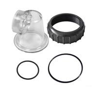 Kit de cubierta de filtro de bomba de circulación de piscina, tapa de prefiltro transparente con anillo de sellado para serie SPS25 SPS50 SPS75 SPS100
