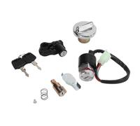 Kit de cubierta de gas para interruptor de encendido, bloqueo de casco, reemplazo de 2 llaves para Dax Skyteam 50cc 125cc, compatible con piezas de motocicletas automotrices