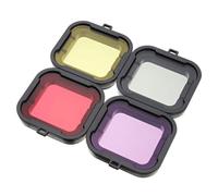 Kit de cubierta de lente de filtro de cámara UV de buceo regulable colorido submarino 2024 para GoPro Hero 4 3+
