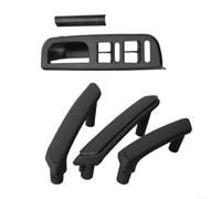 Kit de cubierta de manija de puerta interior para Passat para reemplazo de | Set3B1837113 3B1837114 OEM FitBlack Gris Beige Manija ABS Plástico Resistente al Desgaste Cubiertas Restaurar Peeling Puerta
