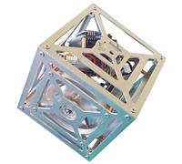Kit de cubo autoequilibrante, modelo STEM multifuncional, se gira en cuatro direcciones, control electrónico, divertido experimento de física para ciencia y aprendizaje