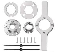 Kit de cubo de accionamiento de lavadora, piezas de repuesto de cubo de accionamiento de arandela de acero inoxidable para WTW4855HW1 y W10291415 para piezas para W10528947