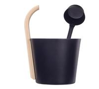 Kit de cubo de sauna - 7 L interior sauna baño spa centro barril de aluminio | Juego de cubo de sauna y cucharón | Sauna seca resistente al calor imprescindible para baño, hogar, hotel bañera