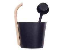 Kit de cubo de sauna - Barril de sauna seco de aluminio de 7 L para baños y spas | Cubo de sauna indispensable para centros de spa, hoteles y baños, accesorio elegante y práctico
