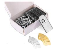 Kit de cuchillas for cortacésped, compatible con Husqvarna, Automower, Gardena y accesorios de reparación for cortacéspedes robóticos. Cuchilla de acero inoxidable.(Gold30PCS)