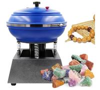 Kit de cuenco vibratorio eléctrico para pulido y pulido de rocas, pulidor vibratorio para metal y joyas, herramienta de molienda eficiente